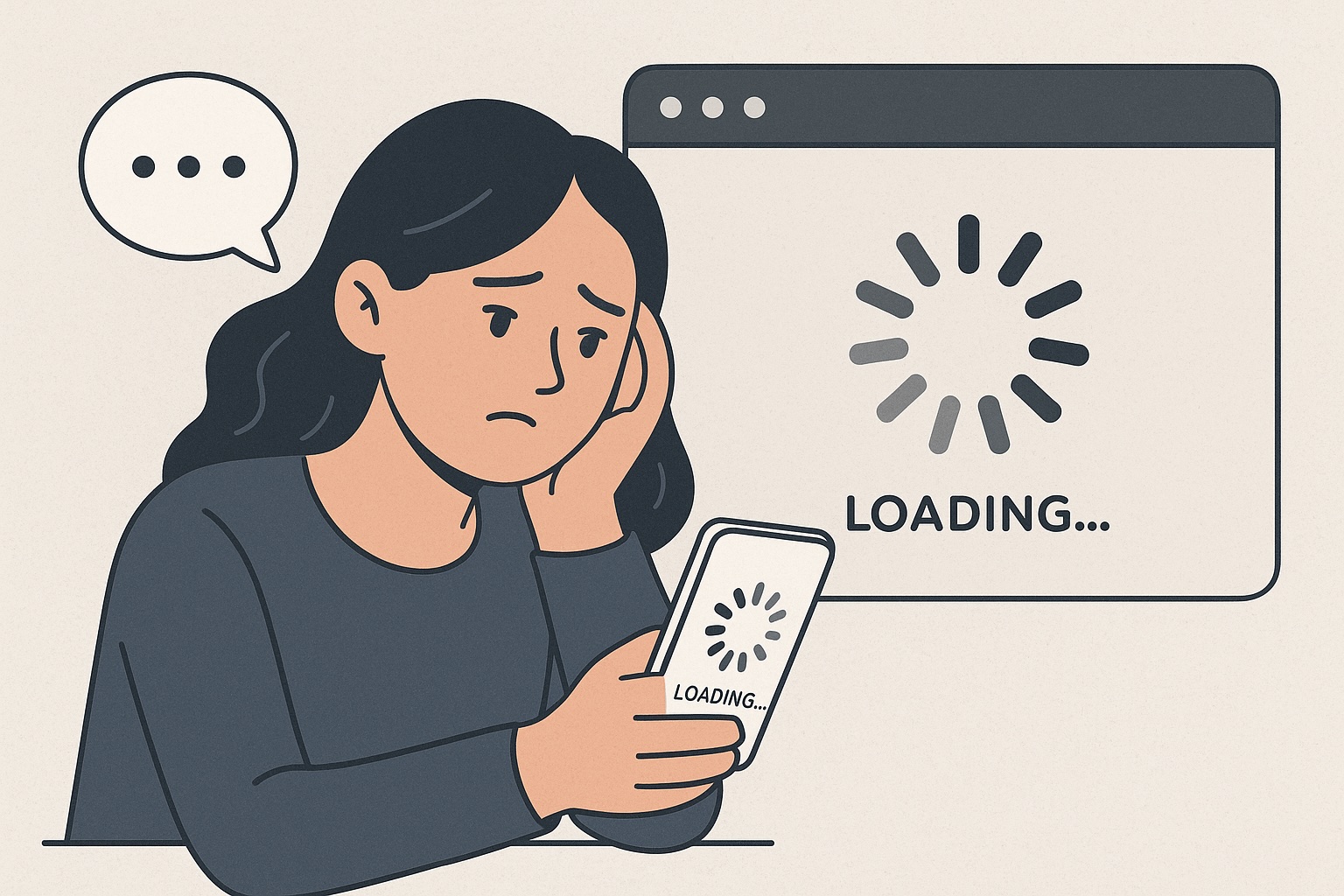 Infografik: Psychologie der Seitenladezeiten 2025