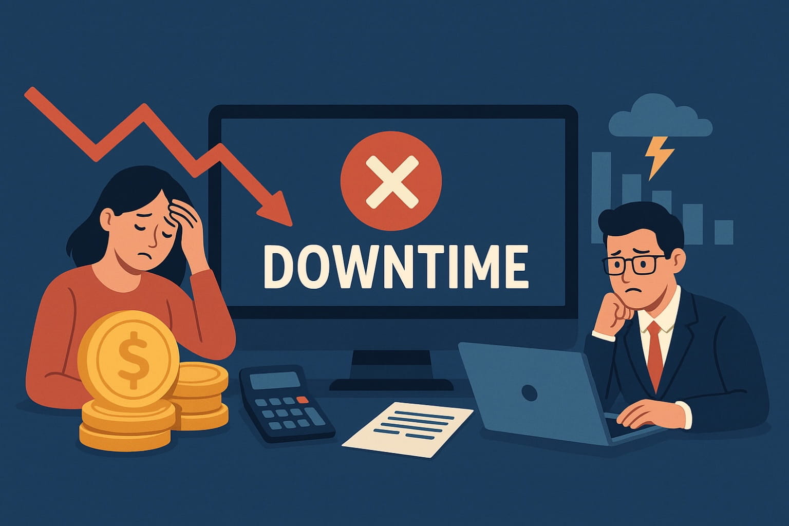 Grafik: Warum Website-Uptime wichtig ist