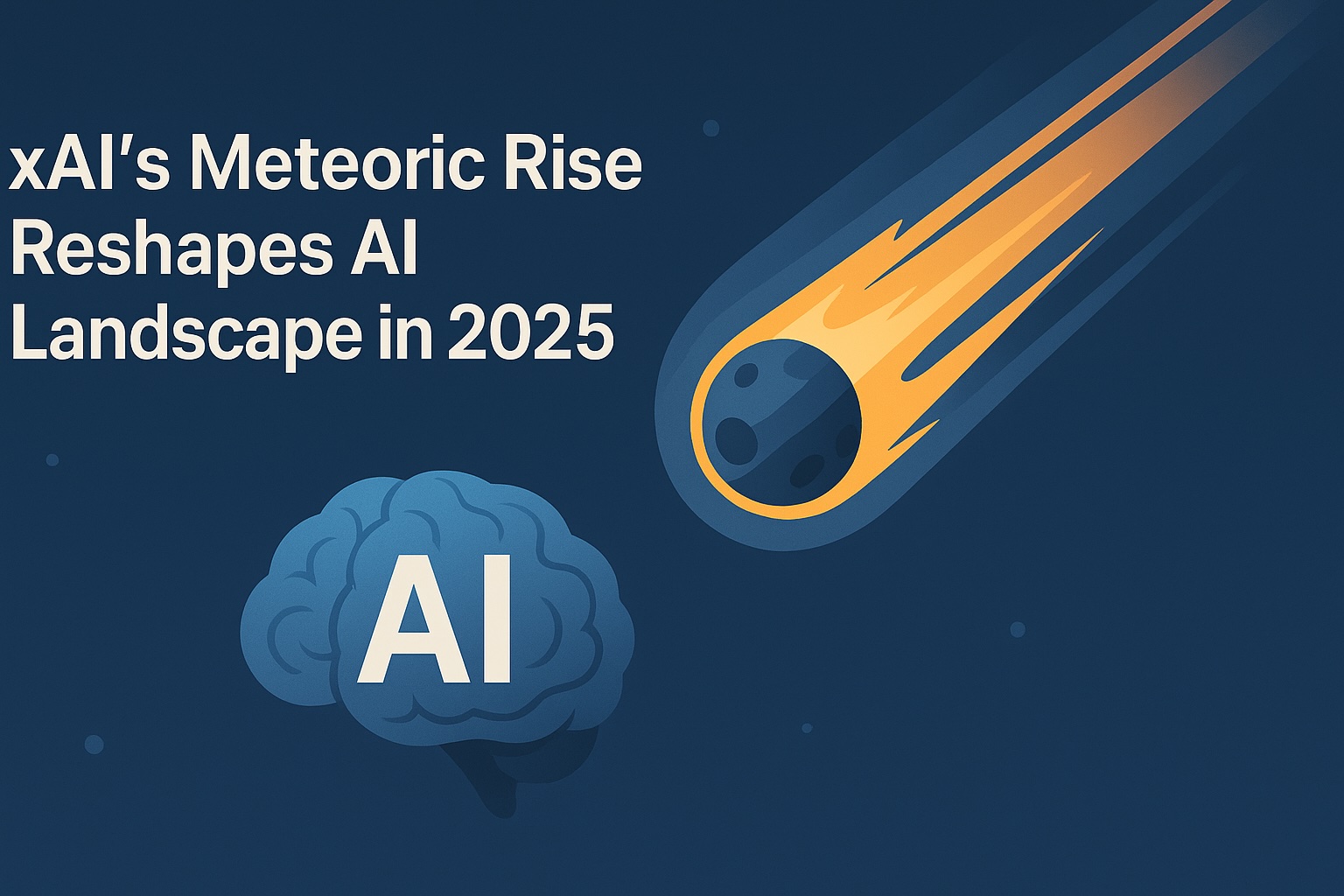 Infografik: xAIs kometenhafter Aufstieg in der KI-Landschaft 2025